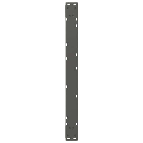 Matbordsben 2 st antracit 90x(72-73,3) cm stål