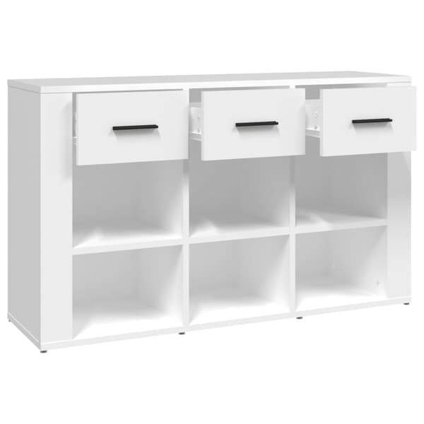 Skänk vit 100x30x59,5 cm konstruerat trä
