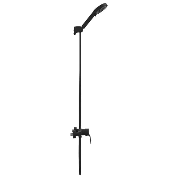 Duschhuvud Set Svart G 1 / 2 tum Mässing