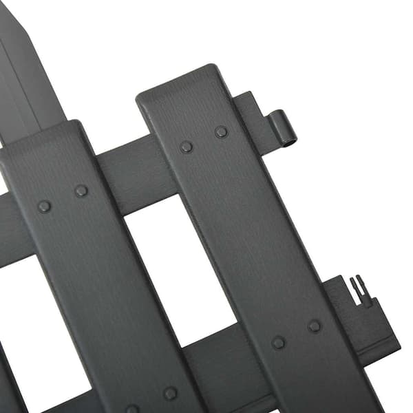 Rabattkant 25 delar antracit 10 mm PP