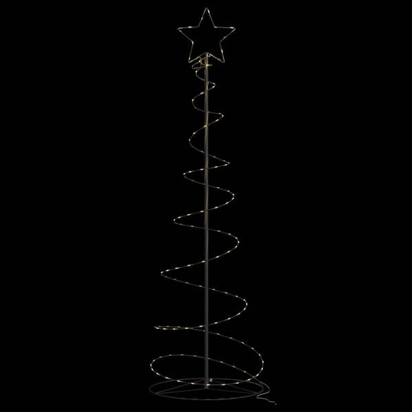 LED julgran 120 LEDs varmvit 180 cm