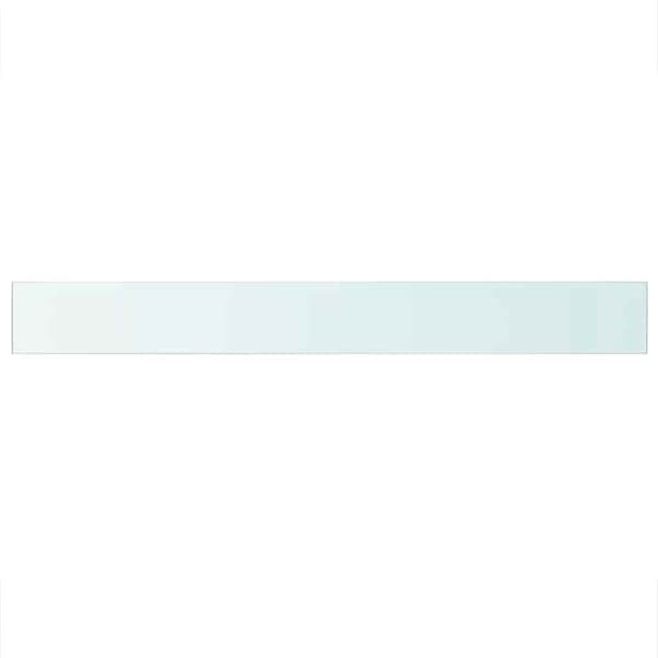 Hyllplan glas genomskinlig 110x12 cm
