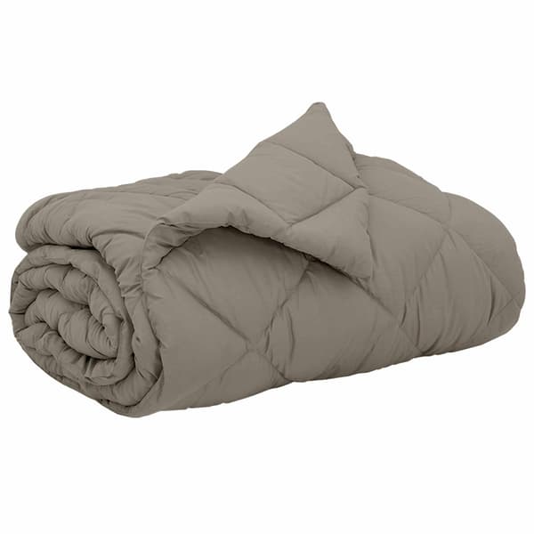 Full Års-Duvet Ljusgrå 200 x 220 cm Mikrofiber