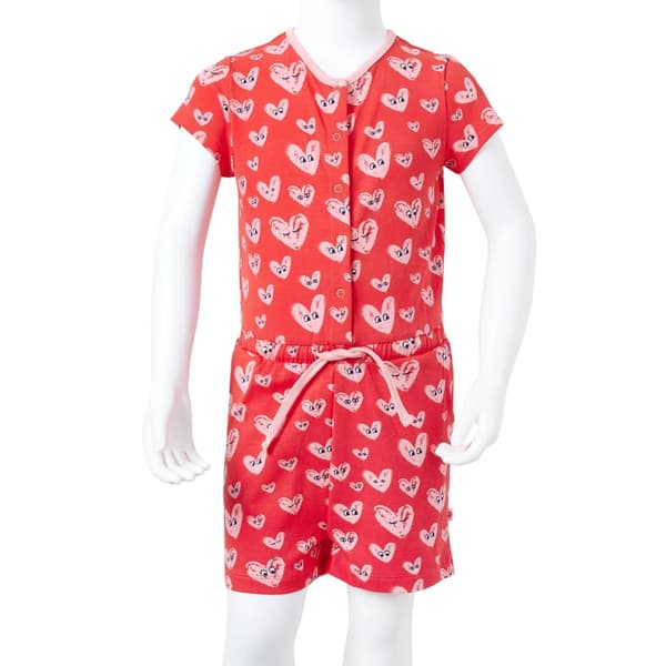 Jumpsuit för barn röd 116