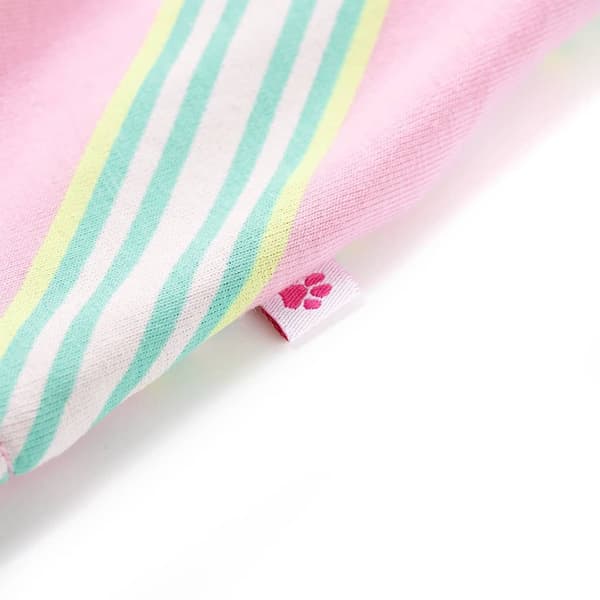 Barnklänning med snöre rosa 104