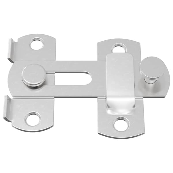 Dörrlås 12 pcs Silver 70 x 8 mm Stål
