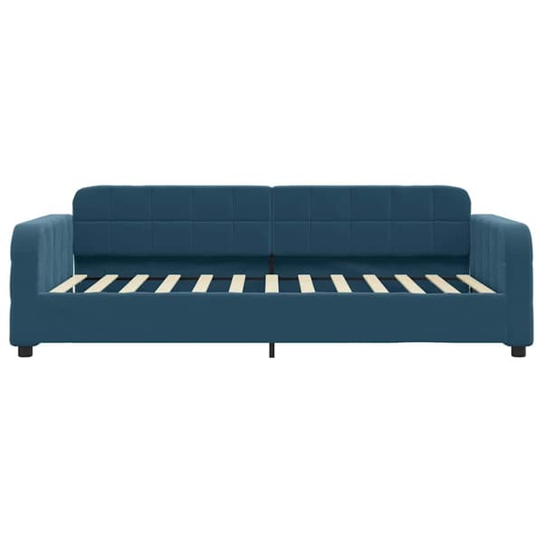 Dagbädd utdragbar blå 100x200 cm sammet