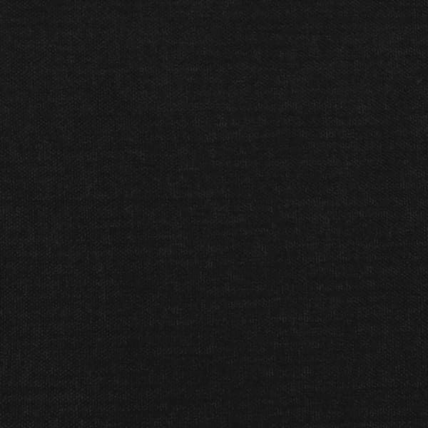 Boxspring-sängram svart 100x200 cm tyg