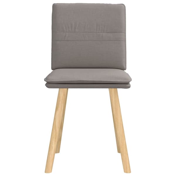 Matstolar 2 st taupe tyg