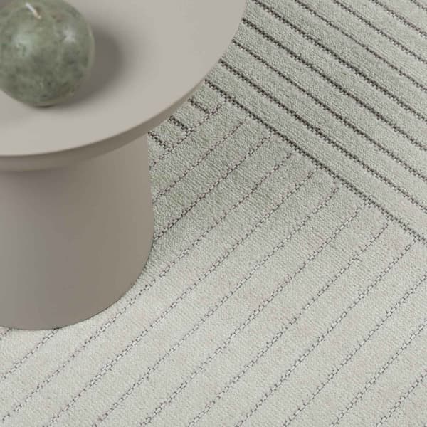 Områdesmattor Rund PALMERAS Grön Ø 200 CM Polyester