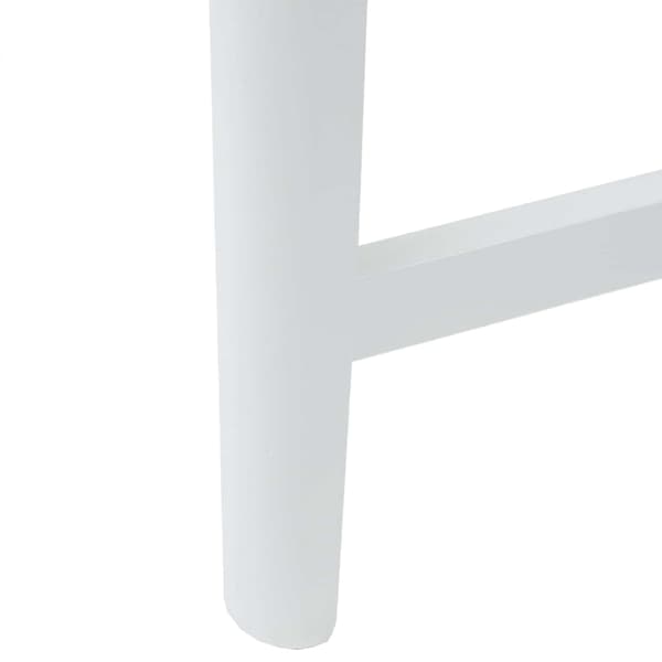 Matstolar 2 pcs Vit 48 x 49 x 95 cm Massiv Gummiträ