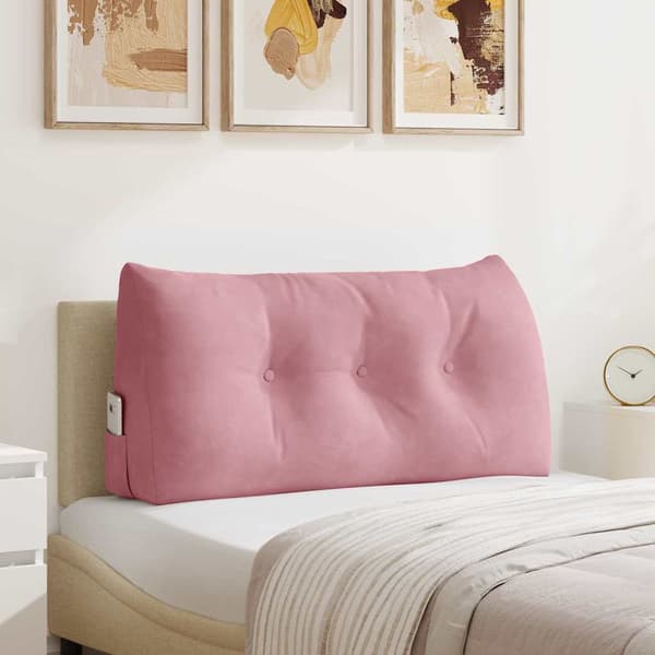 Ryggkudde Rosa 100 x 24 x 50 cm Sammet