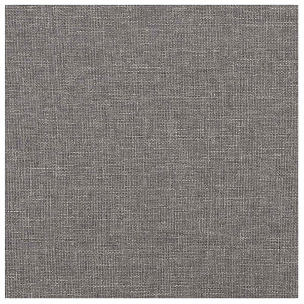 Väggsänggavel 12 pcs Ljusgrå 30 x 30 cm tyg