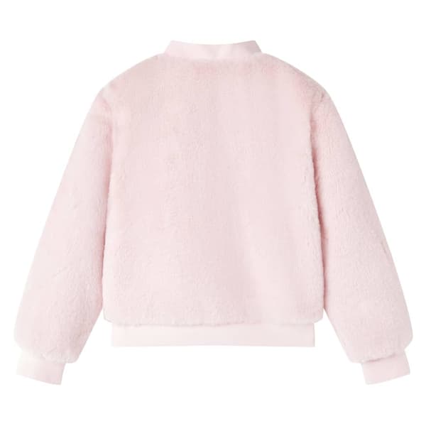 Jacka för barn konstpäls rosa 104