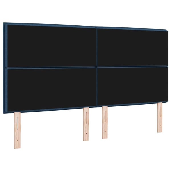Huvudgavel Blå 180 cm tyg