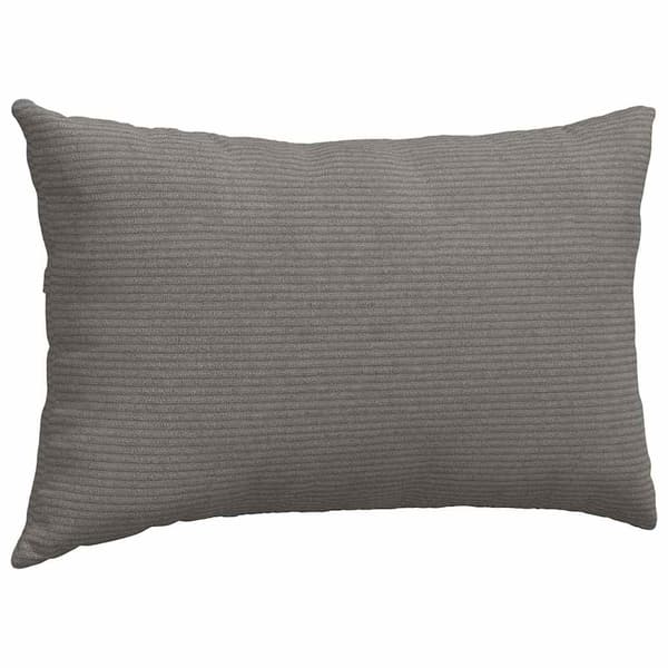 Sofakuddar 2 pcs Ljusgrå 50 x 30 cm Kordread tyg