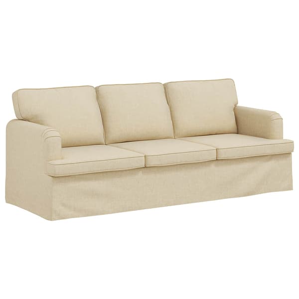 Soffa Kräm 201 x 80 x 85 cm tyg