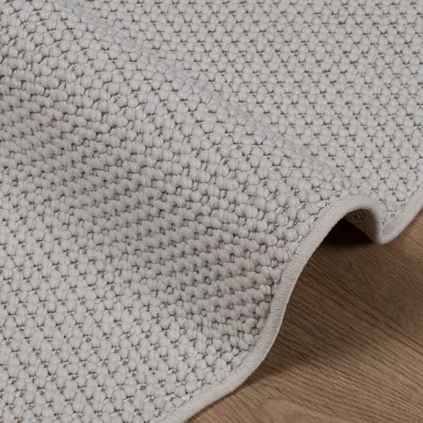 Områdesmattor Rund LUGO Kräm Ø 200 CM Polyester