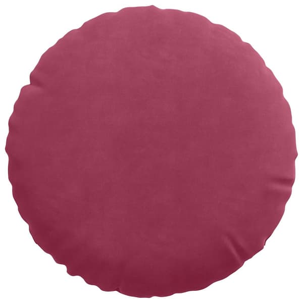 Sittkuddar 2 pcs Vinröd Ø30 x 13 cm Sammet