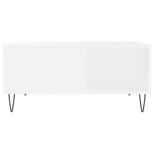 Soffbord vit 80x80x36,5 cm konstruerat trä