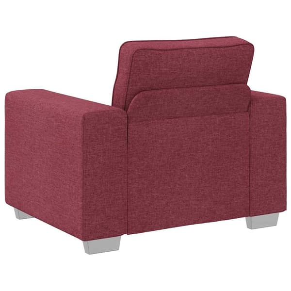 Soffstol Vinröd 100 cm tyg