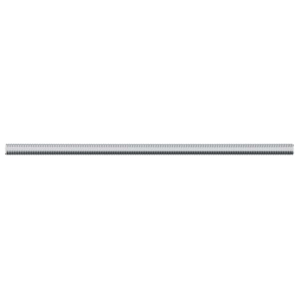 Gängat Rör 2 st Silver 6 x 135 mm Stål