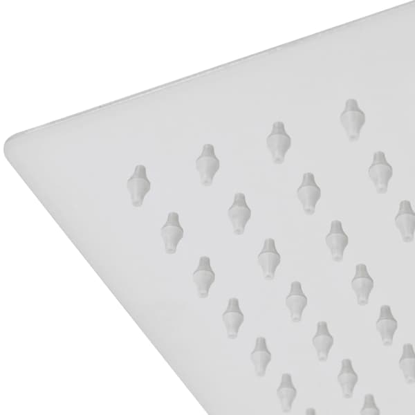 Regnduschhuvud 2 st rostfritt stål 20x30 cm