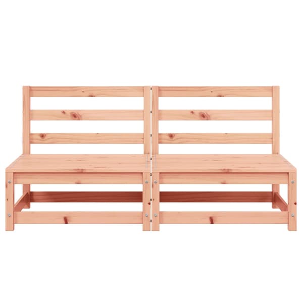 Mittensoffor 2 st 70x70x67 cm massivt douglasträ