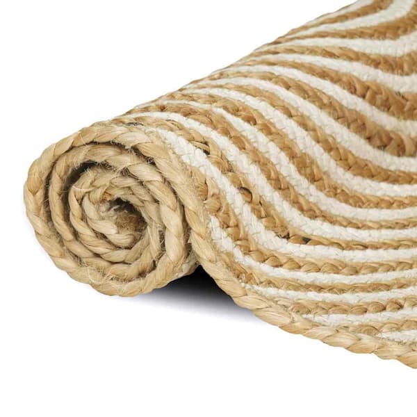 Områdesmattor Vit 60 x 300 cm Jute