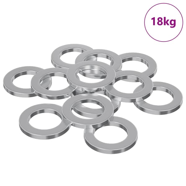 Skivor 50000 pcs Silver Järn