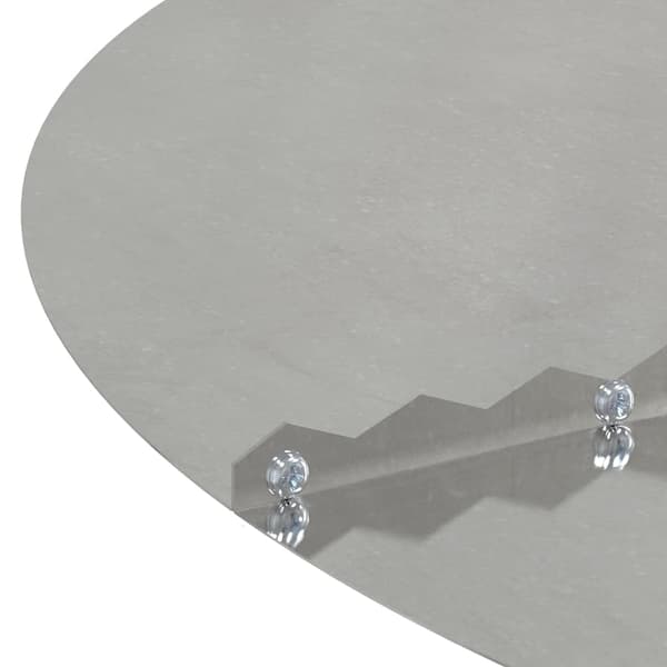 lämplig för Flat Trädringar 5 st Silver Ø90/120 cm