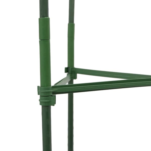 Tomatburar med växtpåsar 4 st 116 cm stål och PP