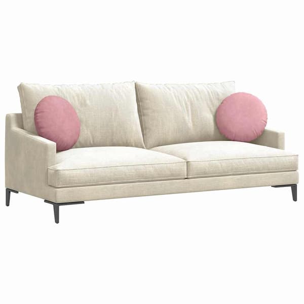 Sittkuddar 2 pcs Rosa Ø 40 x 13 cm Sammet
