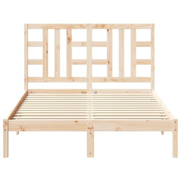 Sängram massivt trä 135x190 cm