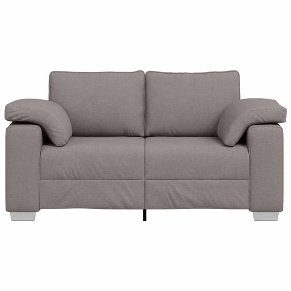 Tvåsitssoffa Taupe 160 cm tyg