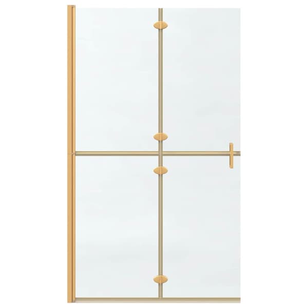 Walk-In duschvägg Guld 110 x 6,5 x 190 cm