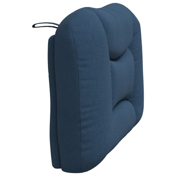 Headboard Cushion "Hvar" Blue 80 cm Fabric