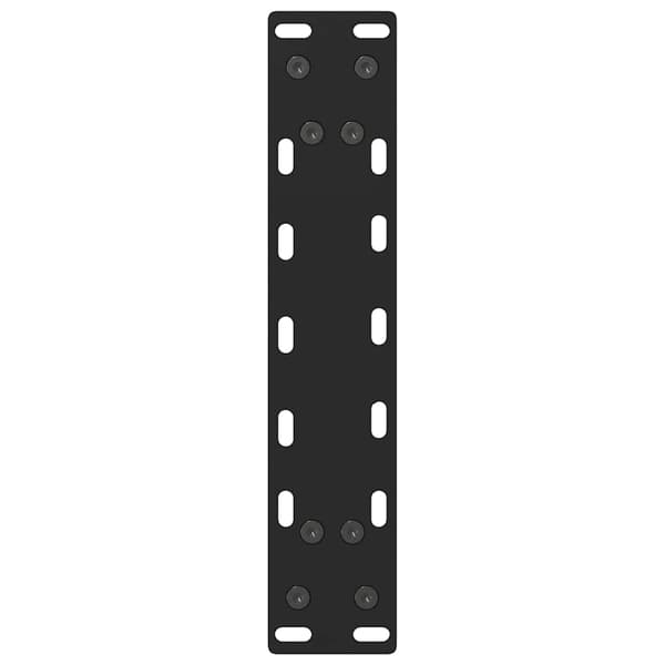 Soffbordsben svarta 2 st 40x(30-31) cm stål
