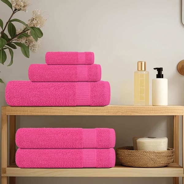 8-delat handduksset FROGN rosa 360 gsm
