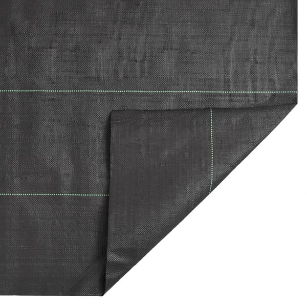 Ogräsmatta svart 1,5x10 m PP