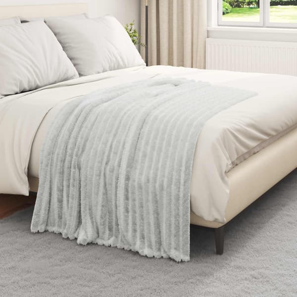 Filtar 6 pcs Grå 150 x 130 cm Fleece