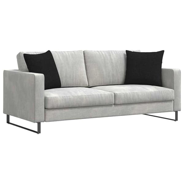 Sofakuddar 2 pcs Svart 45 x 45 cm tyg