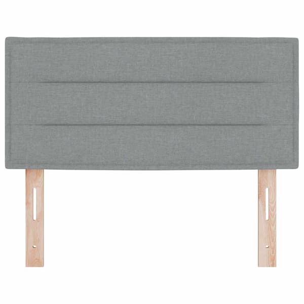 Huvudgavel Ljusgrå 90 cm tyg