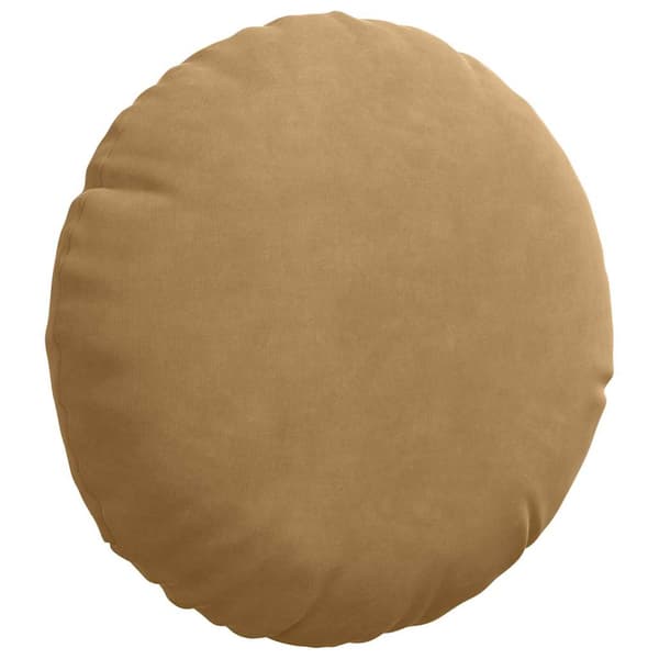 Sittkuddar 2 pcs Brun Ø30 x 13 cm Sammet