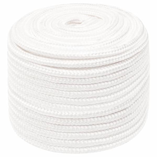 Båtlina helvit 12 mm 250 m polypropylen