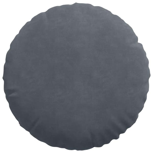 Sittkuddar 2 pcs Mörkgrå Ø 40 x 13 cm Sammet