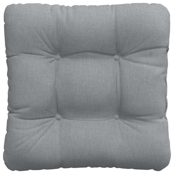 Sittkuddar 4 pcs Ljusgrå 45 x 45 x 12 cm tyg