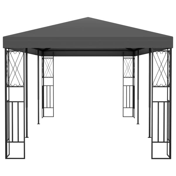 Paviljong 3x6 m antracit tyg