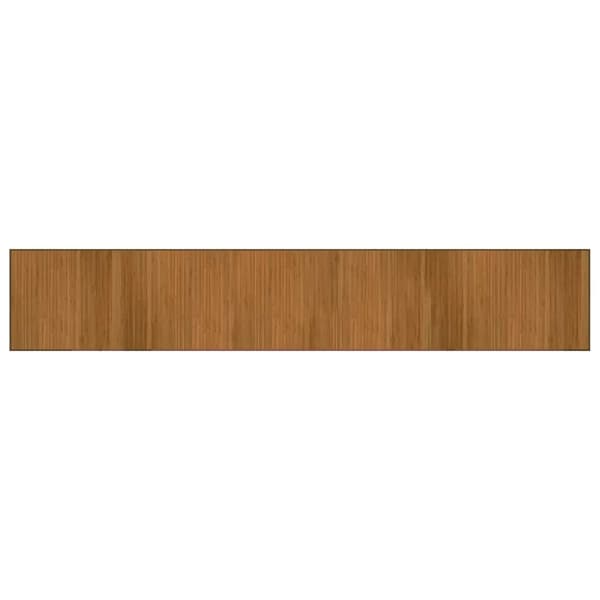 Matta rektangulär brun 70x400 cm bambu