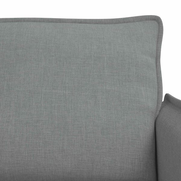 Soffset 2 pcs Ljusgrå 156 x 82 x 85 cm Tyg